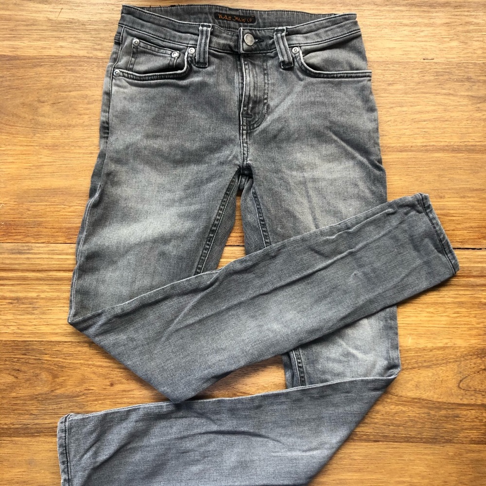 Nudie Skinny Lin Grey Wolf jeans